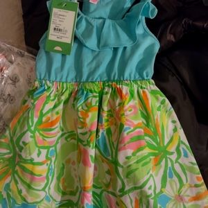 Lily Pulitzer ruffle dress 2T